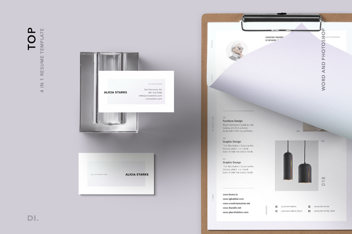 BRONX Resume/CV Template, a Resume Template by Presentations Studio (Photo 4 of 10)