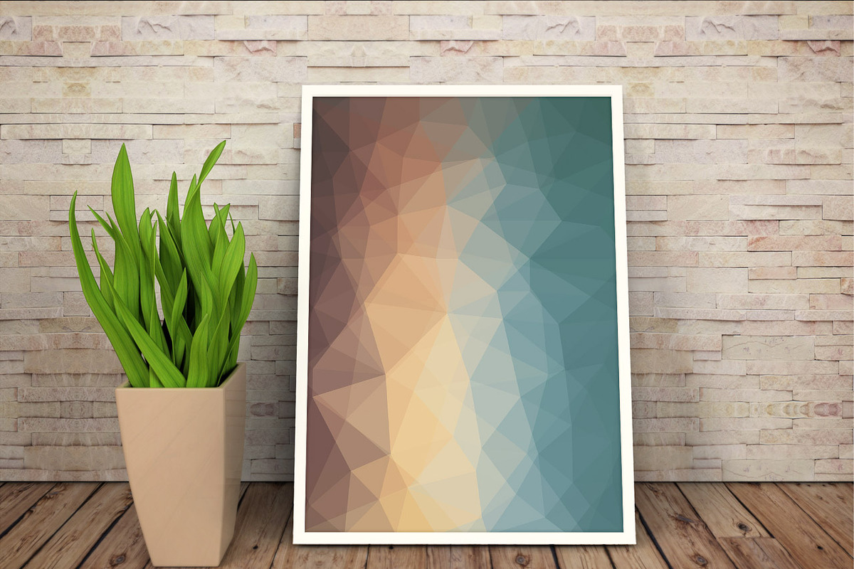 10 Geometric Polygonal Backgrounds, a Pattern Graphic by Lunar Designs (Photo 5 of 5)