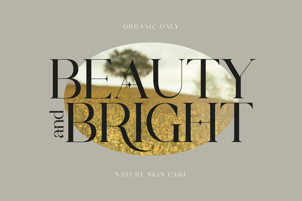 Reganesto - Modern Serif Typeface, a Serif Font by Haksen (Photo 3 of 11)