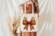 Rudolph Coquette bow Png,Christmas, an Illustration by Libby Wishes (Thumbnail 6 of 6)