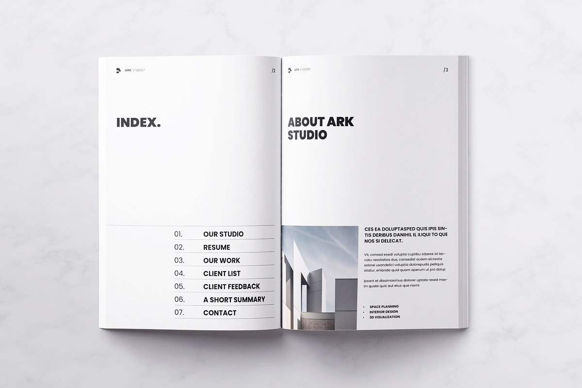 Architecture Portfolio Template, a Brochure Template by ArtisanaAura (Photo 5 of 18)