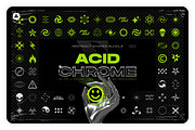 Acid & Chrome Abstract Shapes Bundle, an Object Graphic by Samolevsky (Thumbnail 1 of 25)