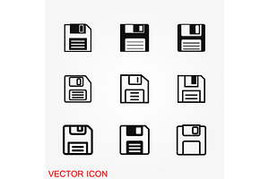 Floppy disk icon