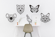 100 Geometric Animals Portraits, a Decorative Illustration by Arshad Ali (Thumbnail 7 of 11)