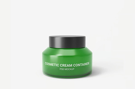 Cosmetic Cream Container Mockup, a Product Mockup by SilverStudio77