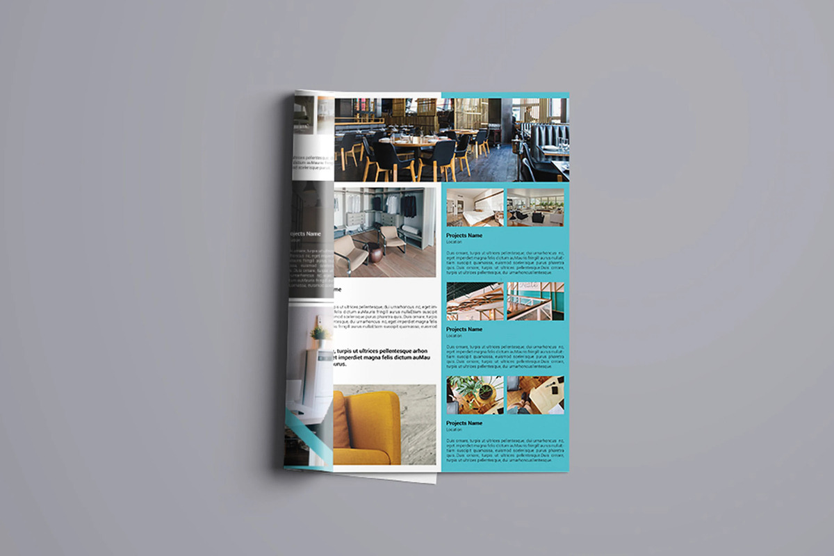 Interior Design Brochure, a Brochure Template by retrographix (Photo 5 of 5)