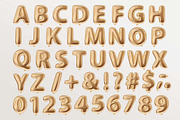 Gold Balloon Letters, an Object Graphic by Design Assets (Thumbnail 6 of 6)