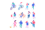 Isometric cartoon people vector set, a Person Illustration by Vector_Art (Thumbnail 21 of 24)