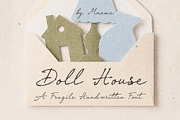Doll House - Handwritten Font, a Script Font by Mneme (Thumbnail 7 of 8)