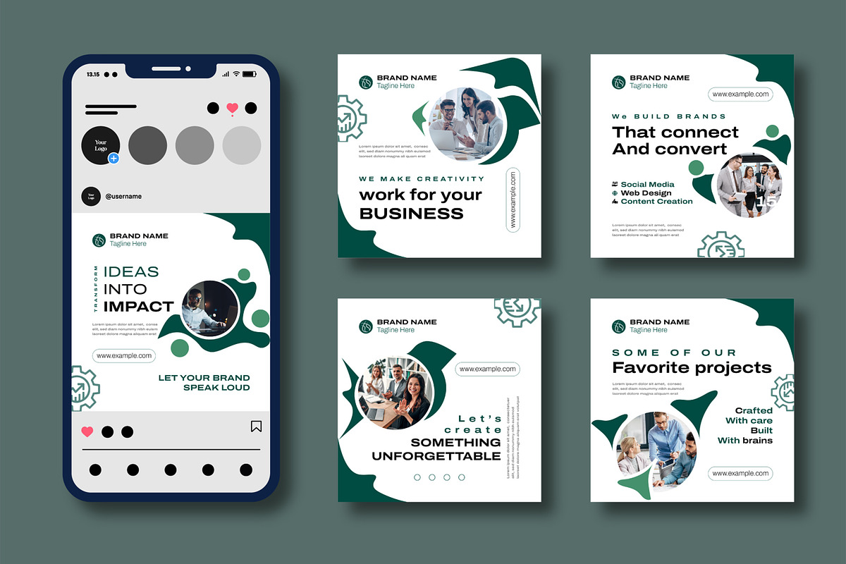 Modern Business Social Media Post preview 2