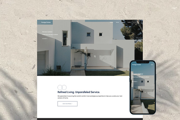 Real Estate Agent Website Template preview 8