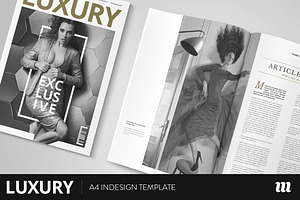 Luxury Magazine InDesign Template