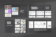 White Animated PowerPoint Template, a Presentation Template by Creathrive Design (Thumbnail 2 of 11)