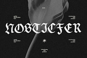 Nosticfer Gothic Handwritten Font, a Blackletter Font by Ashiya Pixel (Thumbnail 1 of 11)