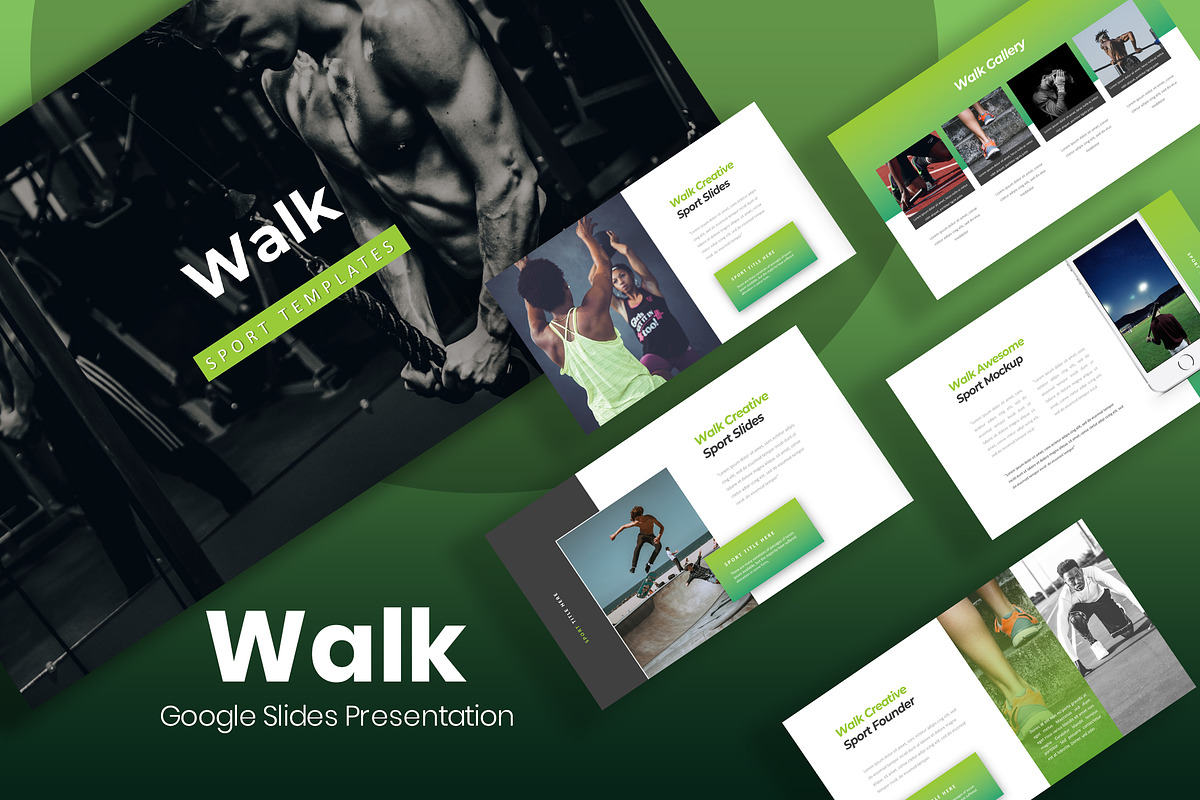 Walk - Google Slide Template, a Presentation Template by AQR Studio ...