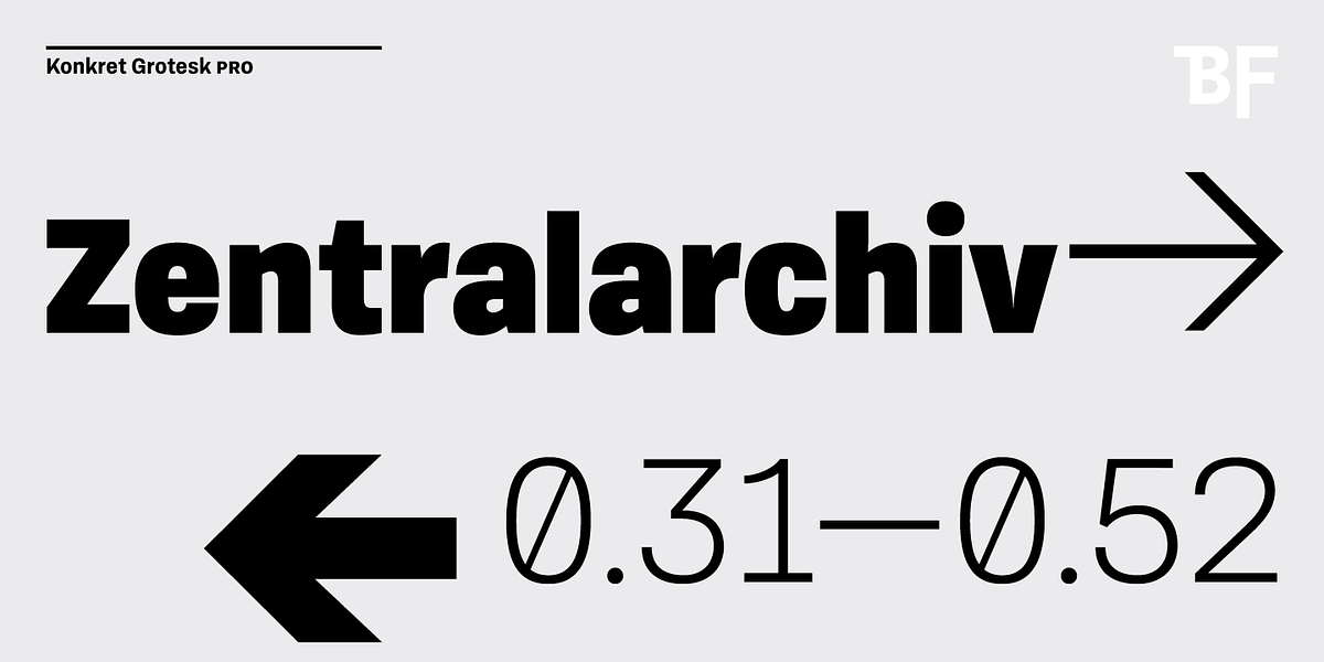 BF Konkret Grotesk Pro, a Sans Serif Font by BrassFonts (Photo 3 of 14)