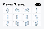 iPhone Air - 24 Mockups Scenes, an iPhone Mockup by Asylab (Thumbnail 3 of 62)