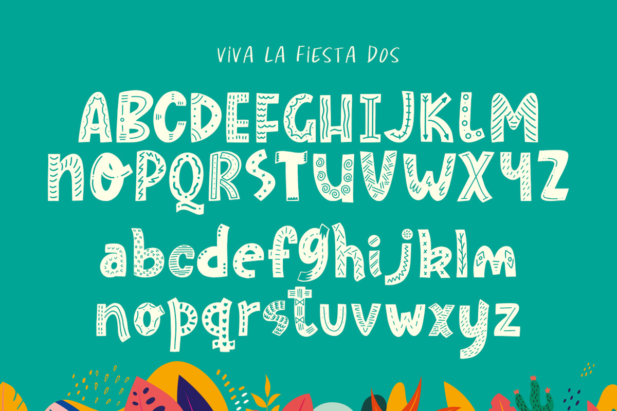 Viva La Fiesta Font Trio preview 7