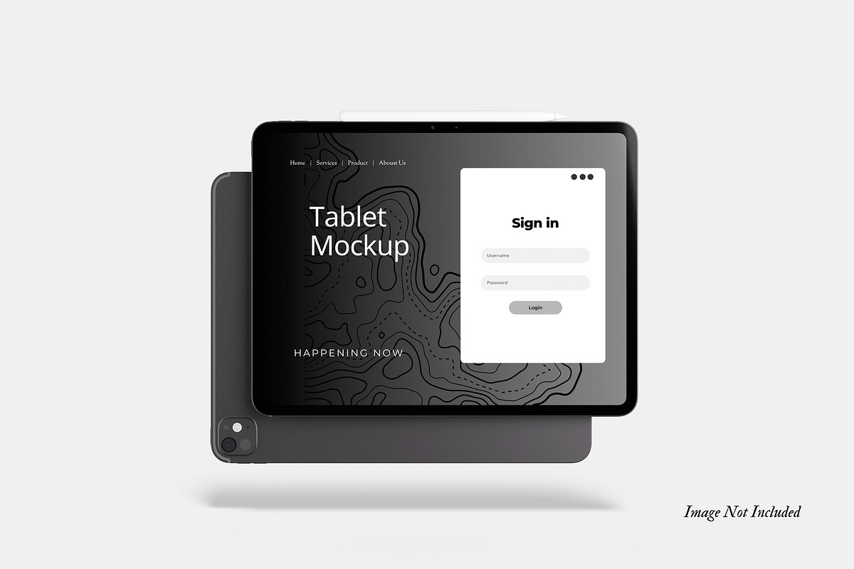 Ipad Pro Mockup Set V2, an iPad Mockup by DSNA Mockup (Photo 2 of 6)