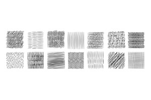 Hand drawn crosshatch. Simple, an Illustration by YummyBuum