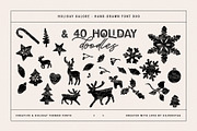 Holiday Galore - Hand-Drawn Font Duo, a Sans Serif Font by SilverStag Type Foundry (Thumbnail 36 of 39)
