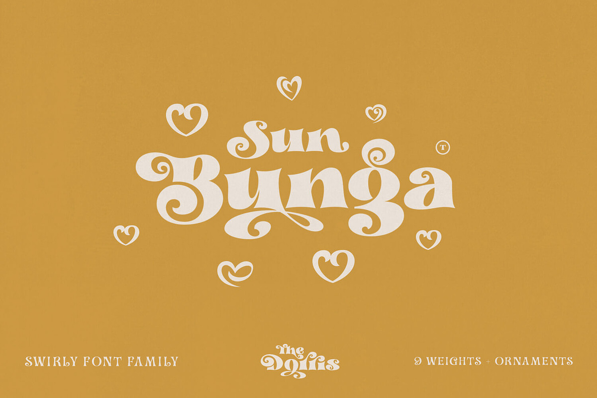 Summer font | Dorris decorative family preview 7