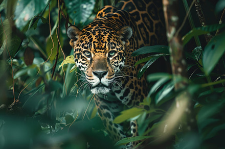 A large leopard making its way throu, a Photo by Iftikhar Alam
