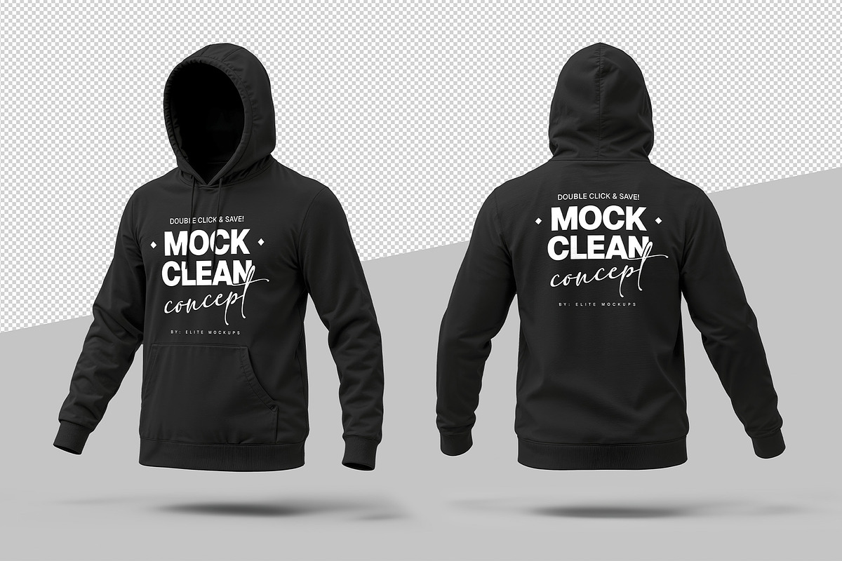 Dynamic Hoodie Mockup Collection, a Hoody Mockup by Elite Mockups (Photo 2 of 6)