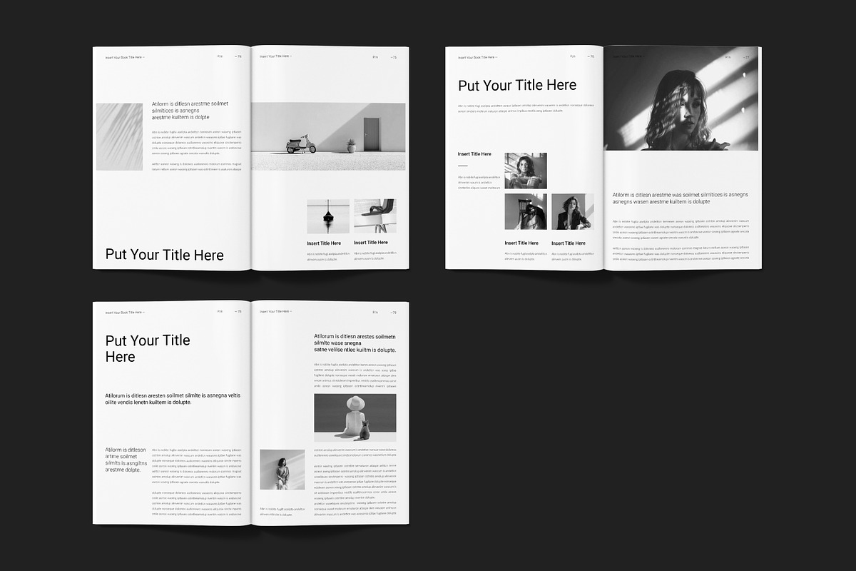 Book Title Layout Design Template, a Brochure Template by ElvinPrint (Photo 21 of 26)