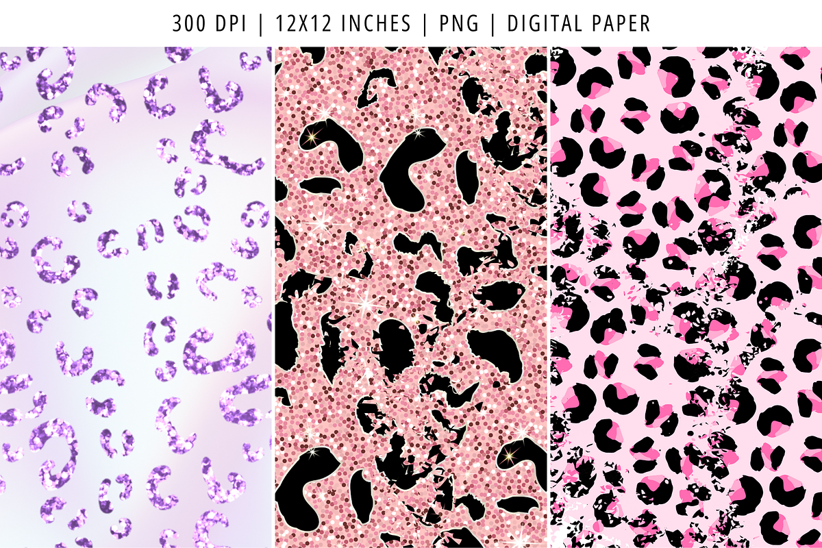 Leopard Seamless Iridescent Paper, a Background Graphic by Snapybiz (Photo 4 of 5)