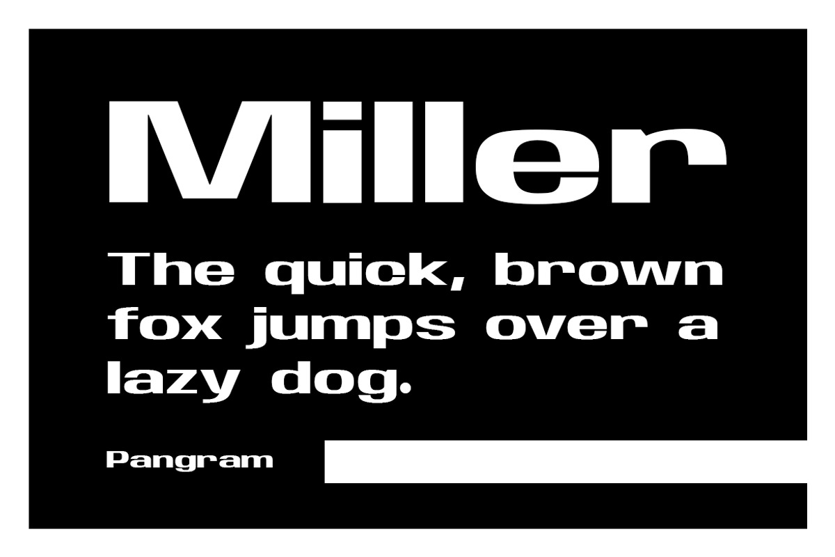 Miller - Modern Typeface, a Sans Serif Font by Webhance Studio (Photo 5 of 6)