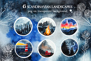 Scandinavian collection. PNG+JPEG, a Decorative Illustration by Scarlet Heath Art (Thumbnail 5 of 14)