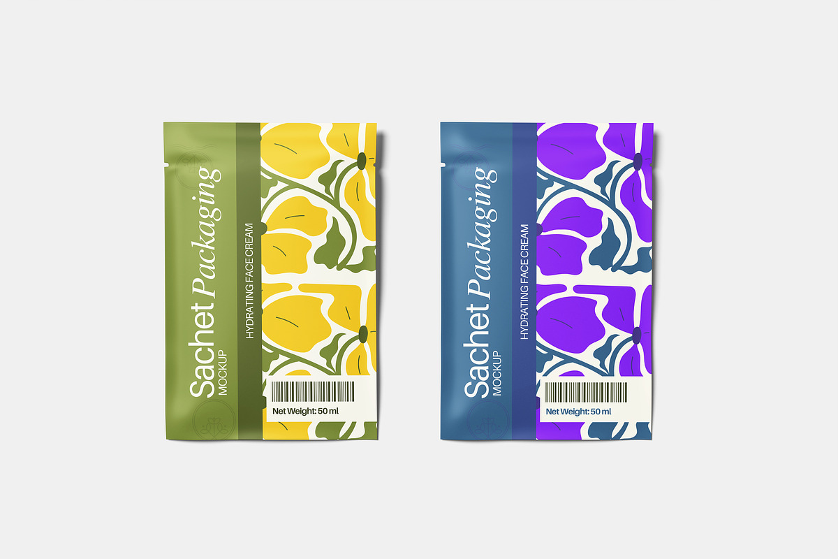 Sachet Packaging Mockup, a Packaging Mockup by Hazzpro_Std (Photo 3 of 5)