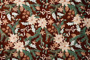 Christmas Botanicals Repeat Print, a Pattern Graphic by SirenaArt (Thumbnail 8 of 21)