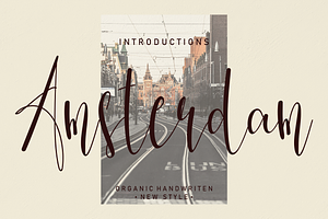 Amsterdam Script Font