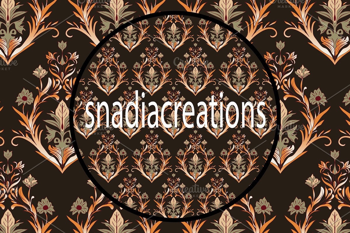 Floral Harmony, a Pattern Graphic by snadiacreations (Photo 4 of 6)