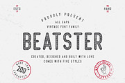 Beatster | With Extra, a Sans Serif Font by MuSan (Thumbnail 1 of 8)