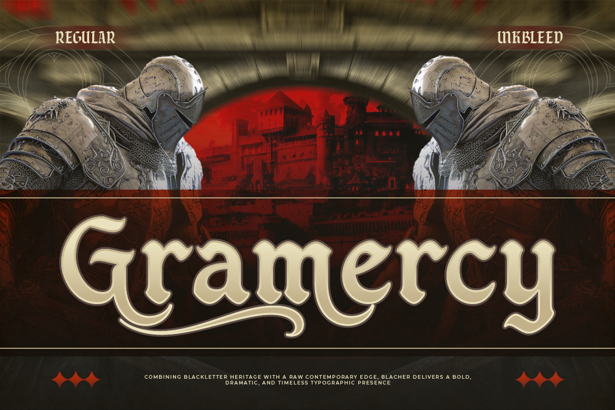 Blacher, a Blackletter Font by Burntilldead (Photo 11 of 11)