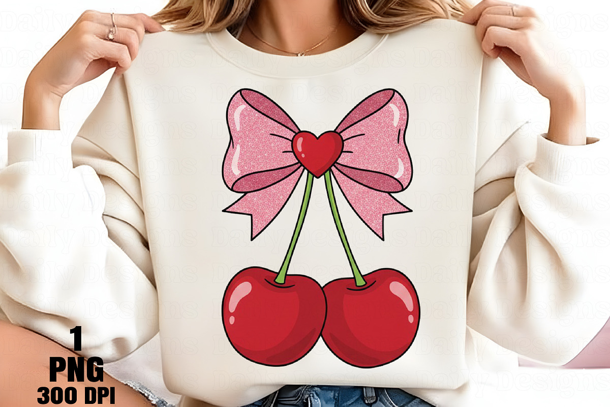 Valentine's Day Cherry PNG, an Illustration by Daily.Designs (Photo 3 of 5)