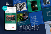FLOSK - Instagram Branding Template, a Social Media Template by LEROY Design (Thumbnail 1 of 6)
