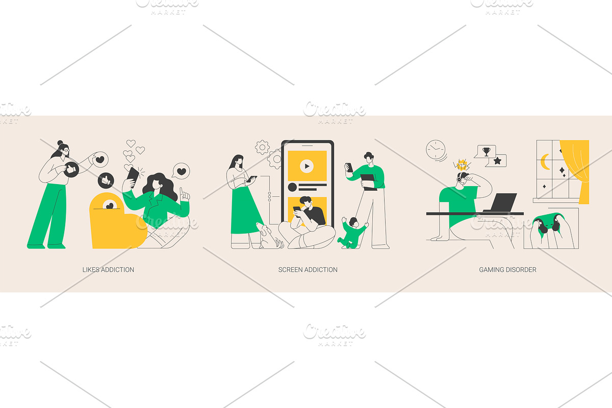 Digital overload abstract concept, a Technology Illustration by Visual Generation