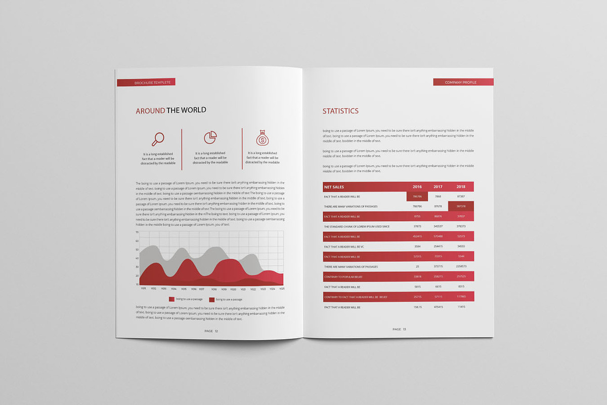 Company Profile Template WORD & INDD, a Brochure Template by Taiffco (Photo 6 of 8)