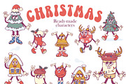 Christmas Mascot Creator, an Illustration by Anastasiya Klempach (Thumbnail 5 of 11)