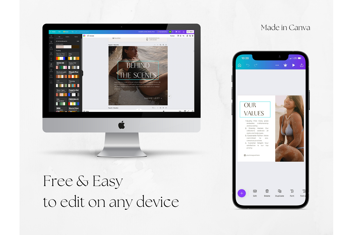 70 Swimwear Store/Shop Posts, a Social Media Template by PatternLab. (Photo 5 of 9)