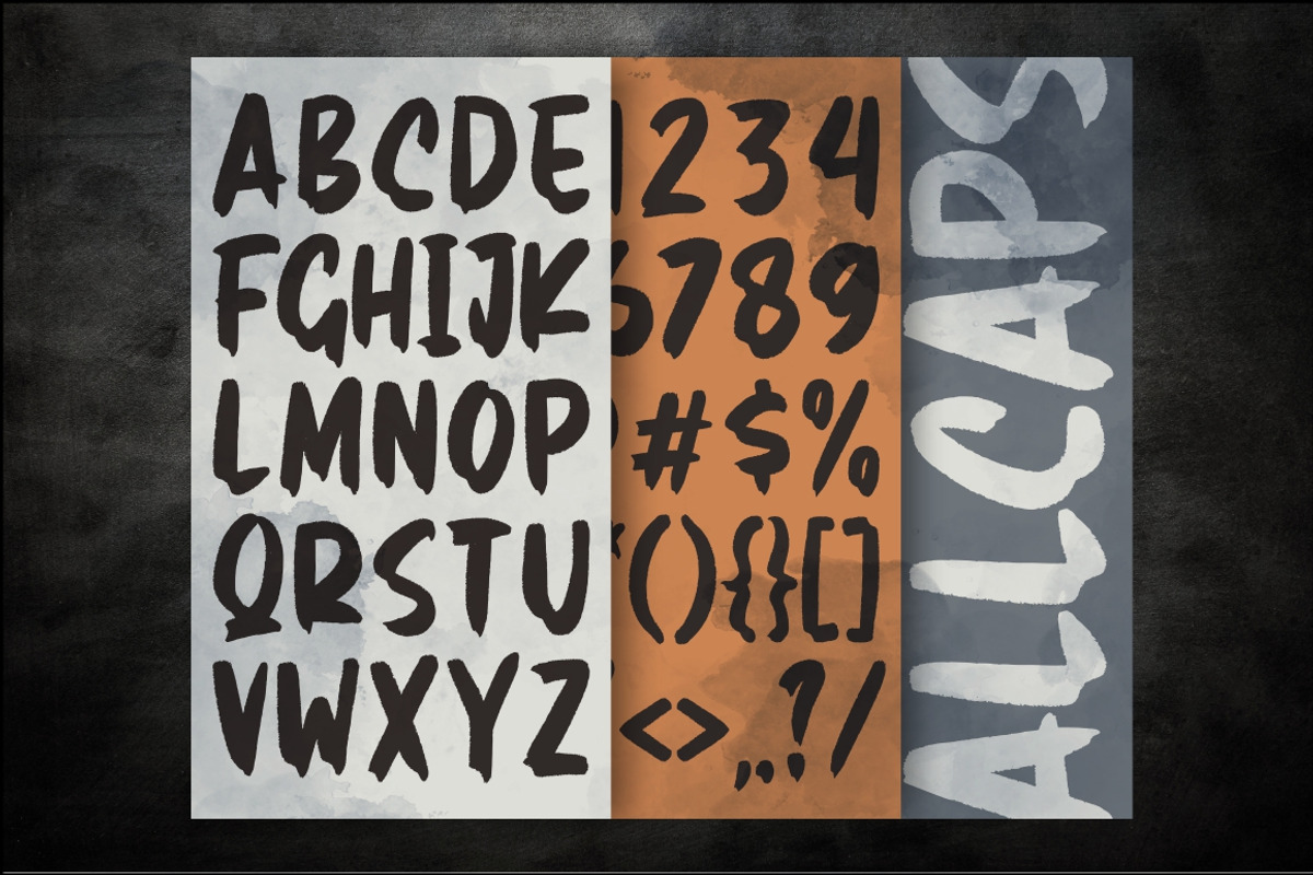 Real Brush - Handbrush Font preview 6