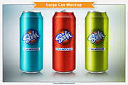 Can Mockup 500 ml, a Product Mockup by Plus Media (Thumbnail 1 of 6)