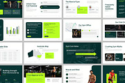 Gym Exercise Keynote Templates, a Presentation Template by Fit-tee (Thumbnail 2 of 2)