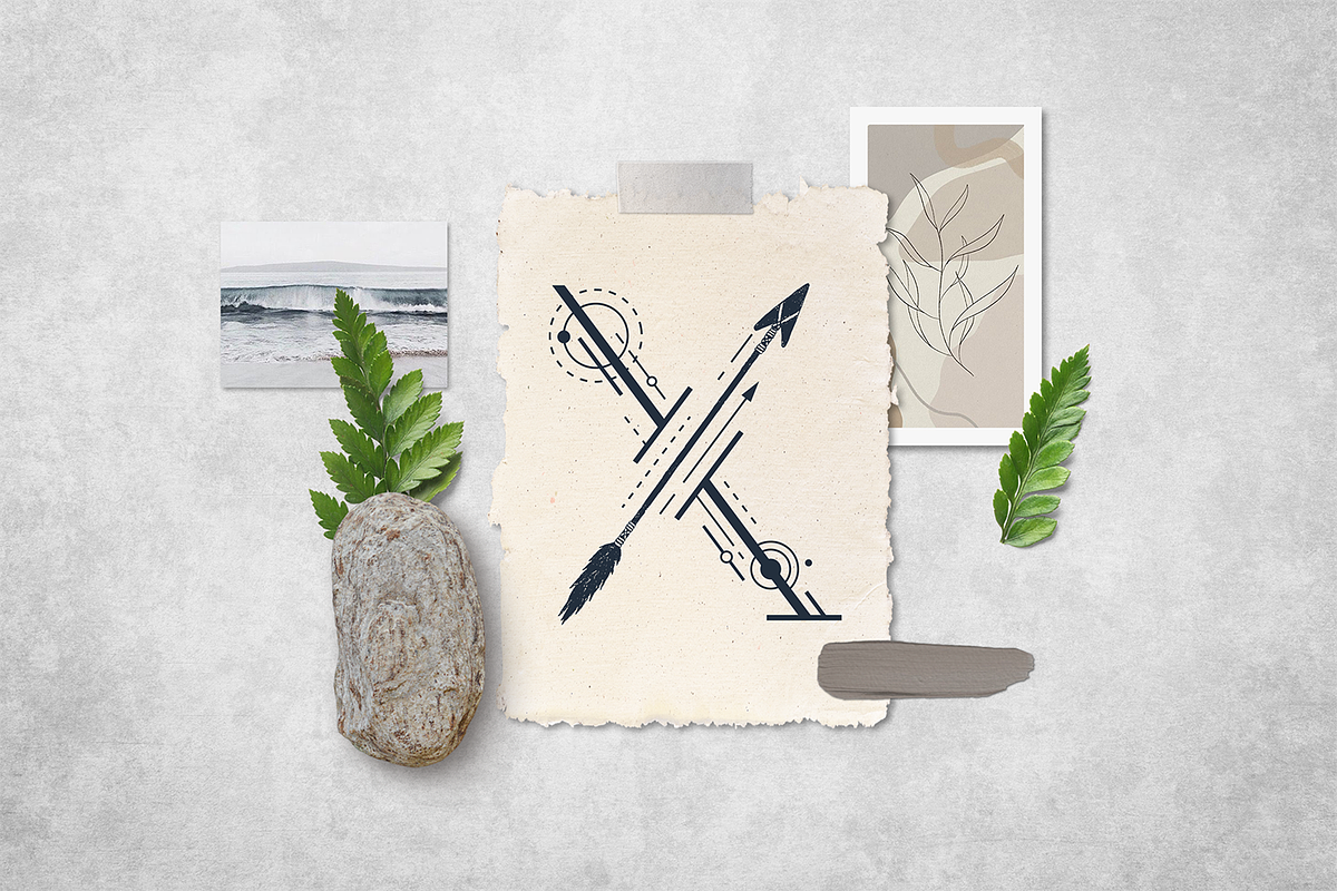 Totem. Mystical Font. Line Art Style, a Script Font by Cosmic Store (Photo 29 of 35)