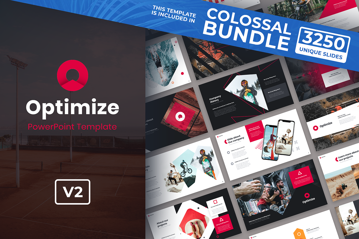 Optimize Modern Powerpoint Template, a Presentation Template by Reshapely (Photo 1 of 14)
