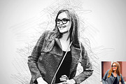 Concept Pencil Sketch Ps Action, an Action Add-On by Studio Retouch (Thumbnail 9 of 12)
